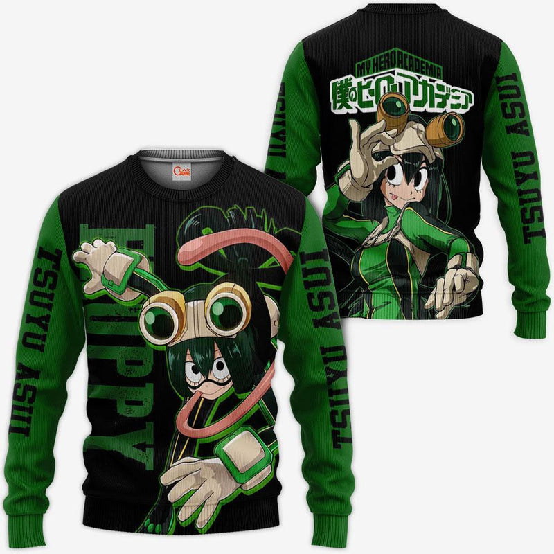 Tsuyu Asui Froppy Hoodie Shirt Anime Jacket