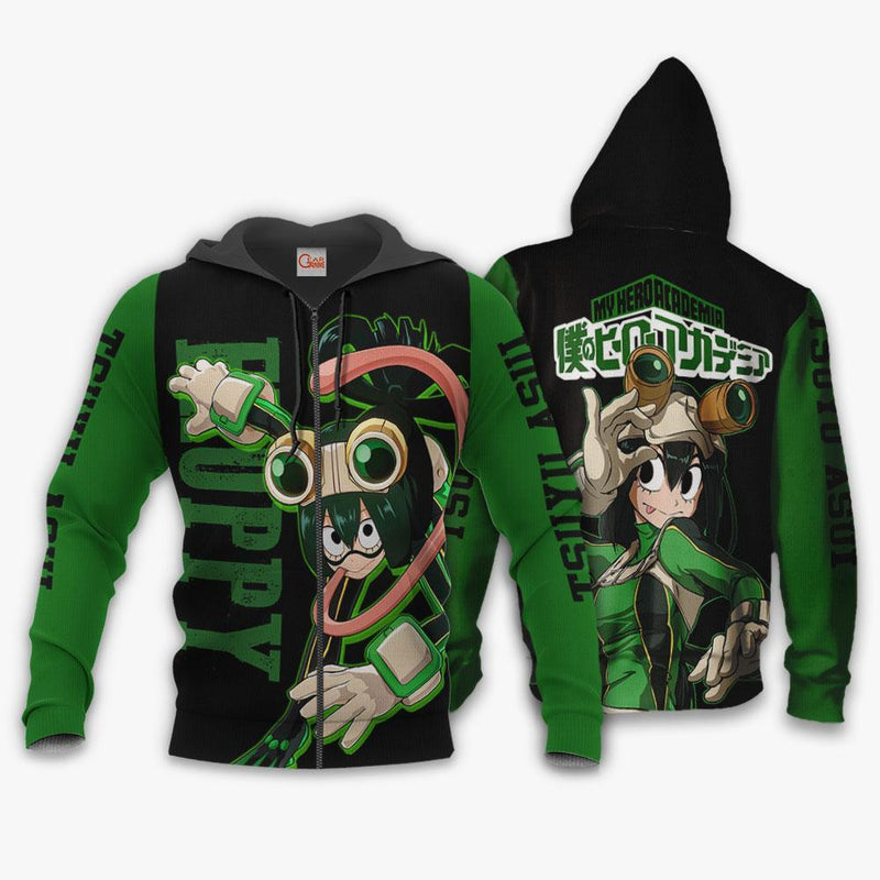 Tsuyu Asui Froppy Hoodie Shirt Anime Jacket