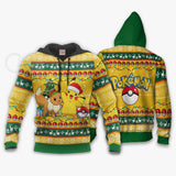 Pikachu Eevee Ugly Christmas Sweater Xmas Gift VA11