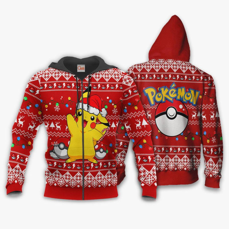 Pikachu Santa Ugly Christmas Sweater Xmas Gift