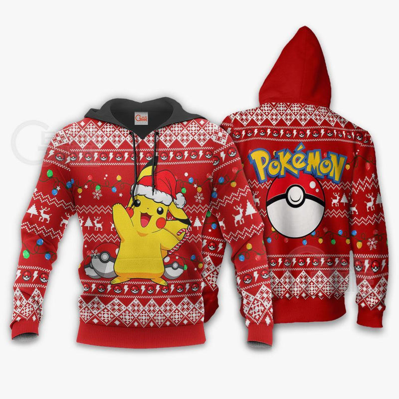 Pikachu Santa Ugly Christmas Sweater Xmas Gift