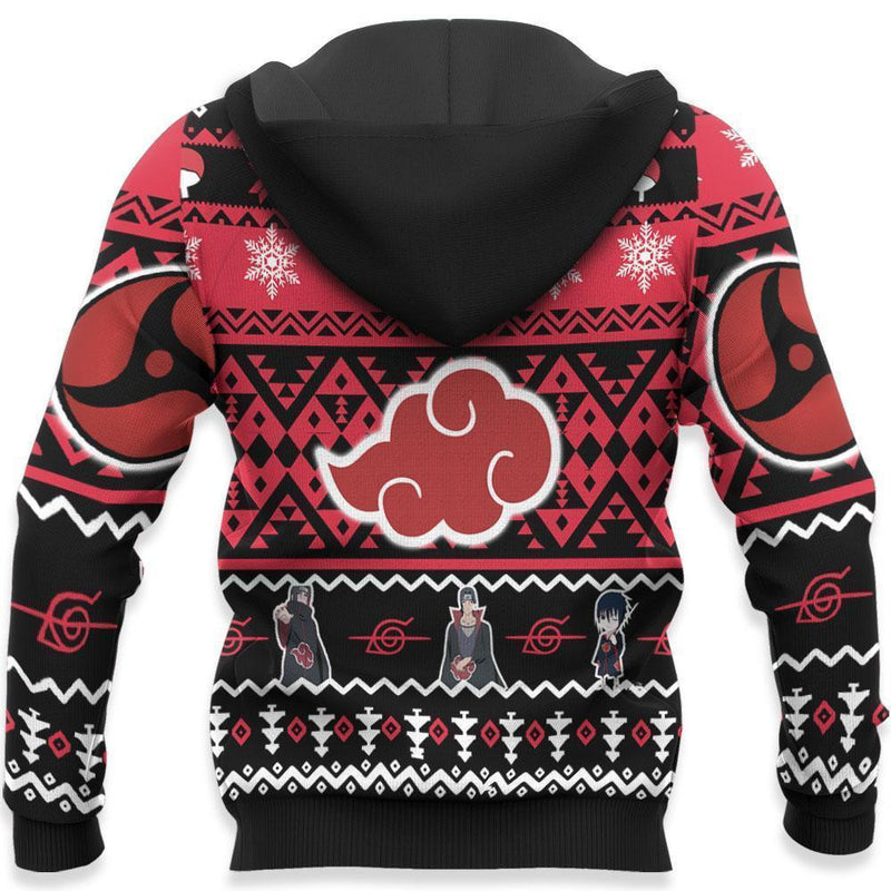 Akatsuki Itachi Ugly Christmas Sweater Anime Xmas Gifts Idea