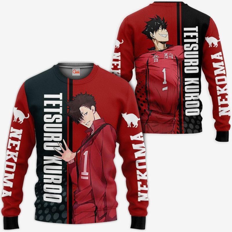 Nekoma Tetsuro Kuroo Hoodie Anime Shirt