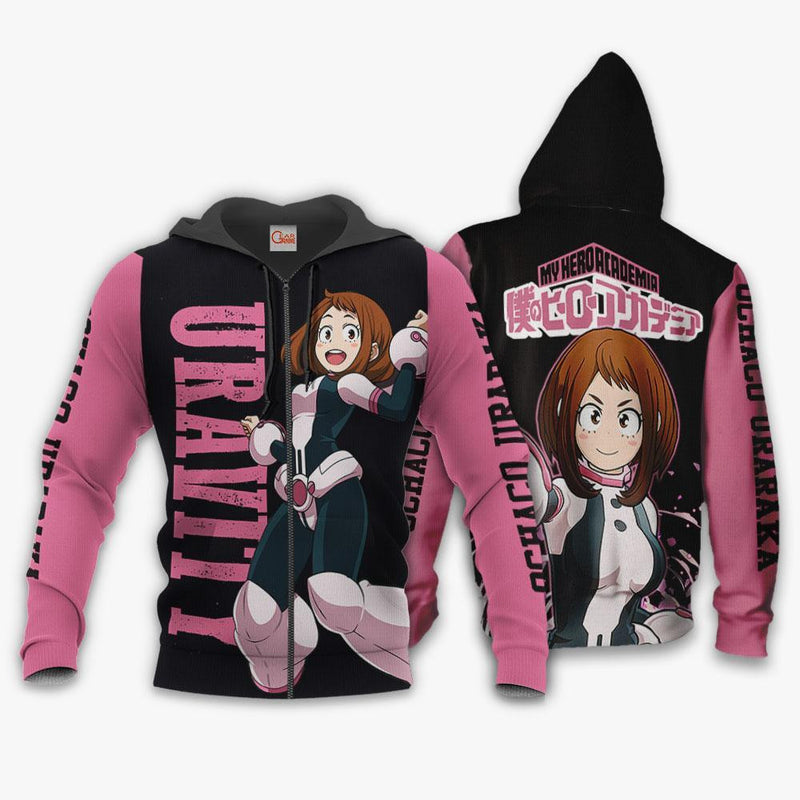 Ochako Uraraka Hoodie Shirt Anime Jacket