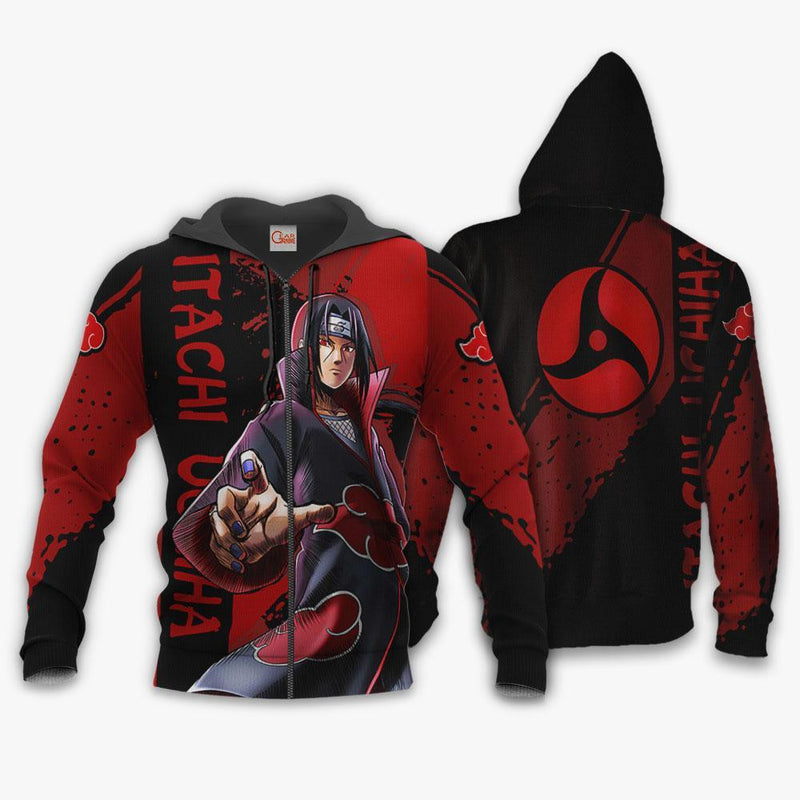 Uchiha Itachi Hoodie Shirt Sharingan Jacket