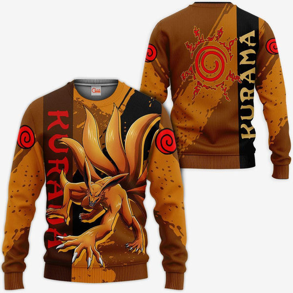 Kurama Hoodie Shirt Anime Zip Jacket