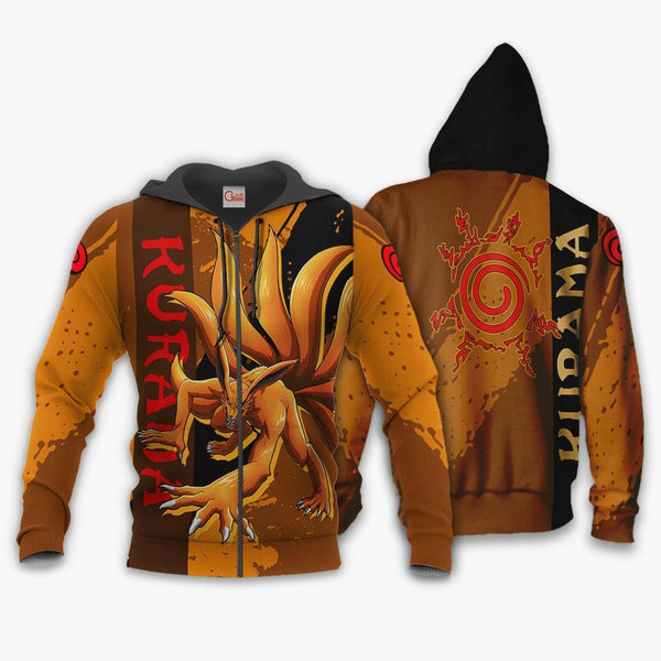 Kurama Hoodie Shirt Anime Zip Jacket