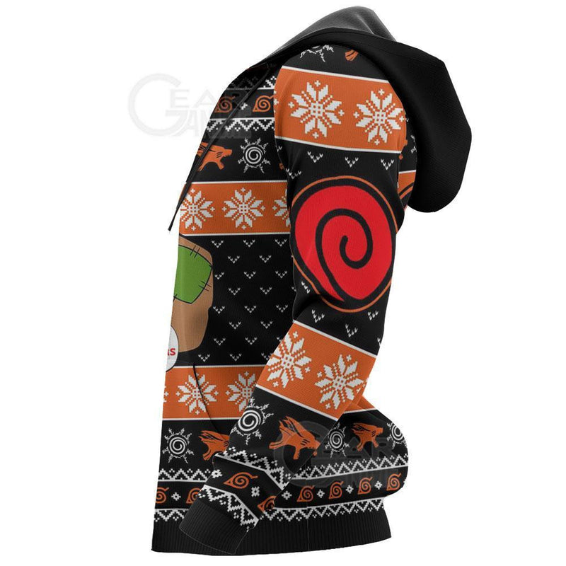 Ugly Christmas Sweater Badge Uzumaki Clan Anime Xmas Gift VA09