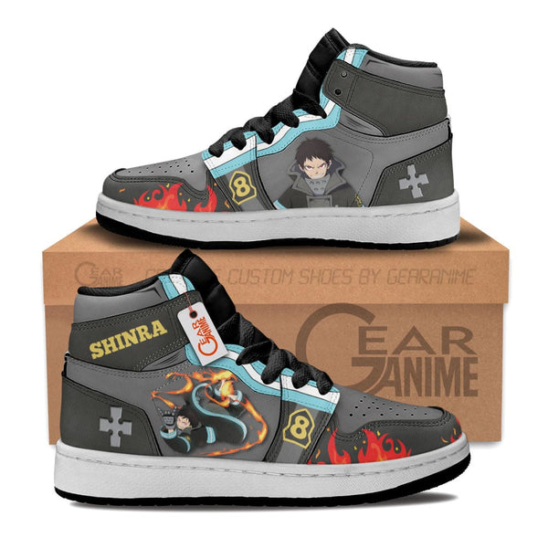 Shinra Kusakabe Kids Shoes Anime Kid Sneakers