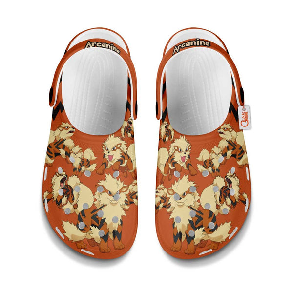 Arcanine Clogs Shoes Pattern Style