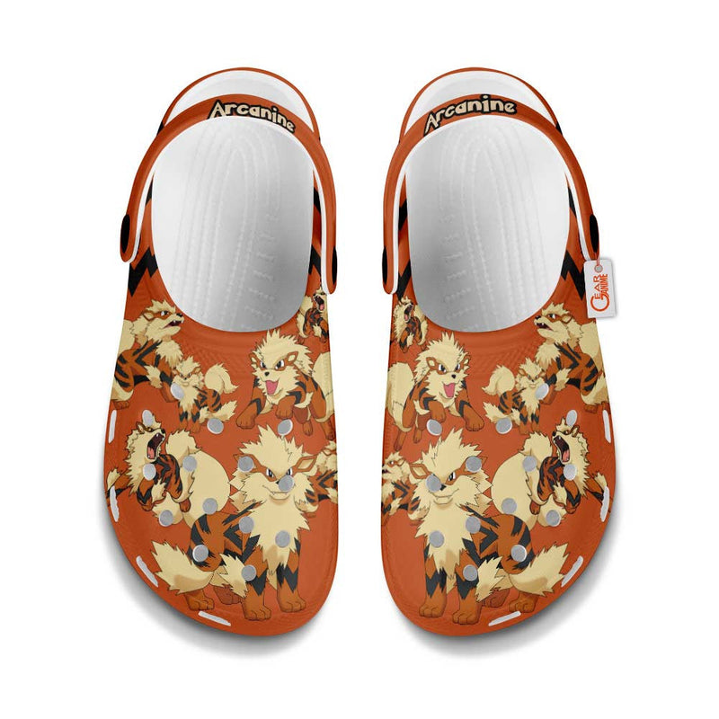 Arcanine Clogs Shoes Pattern Style