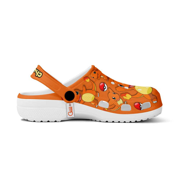 Charmander Clogs Shoes Pattern Style