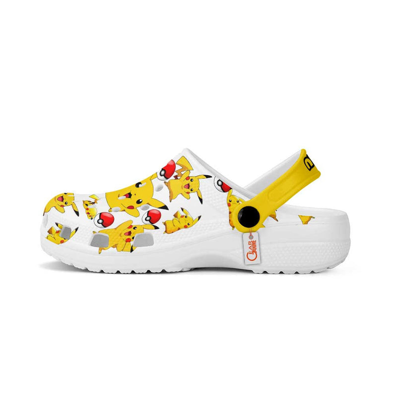 Pikachu Clogs Shoes Pattern Style