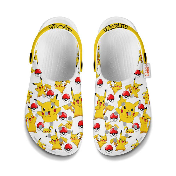 Pikachu Clogs Shoes Pattern Style