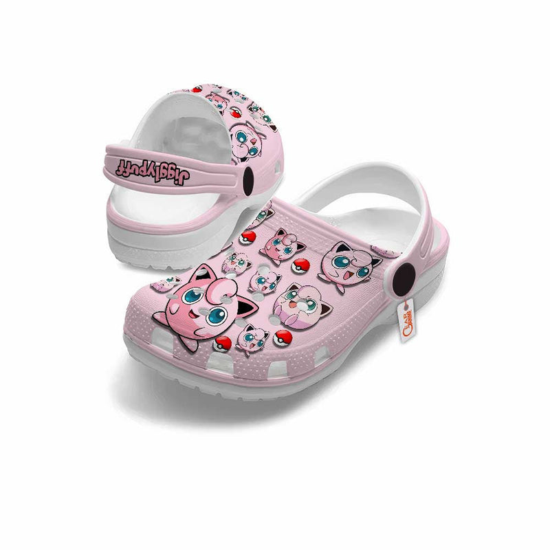 Jigglypuff Clogs Shoes Pattern Style