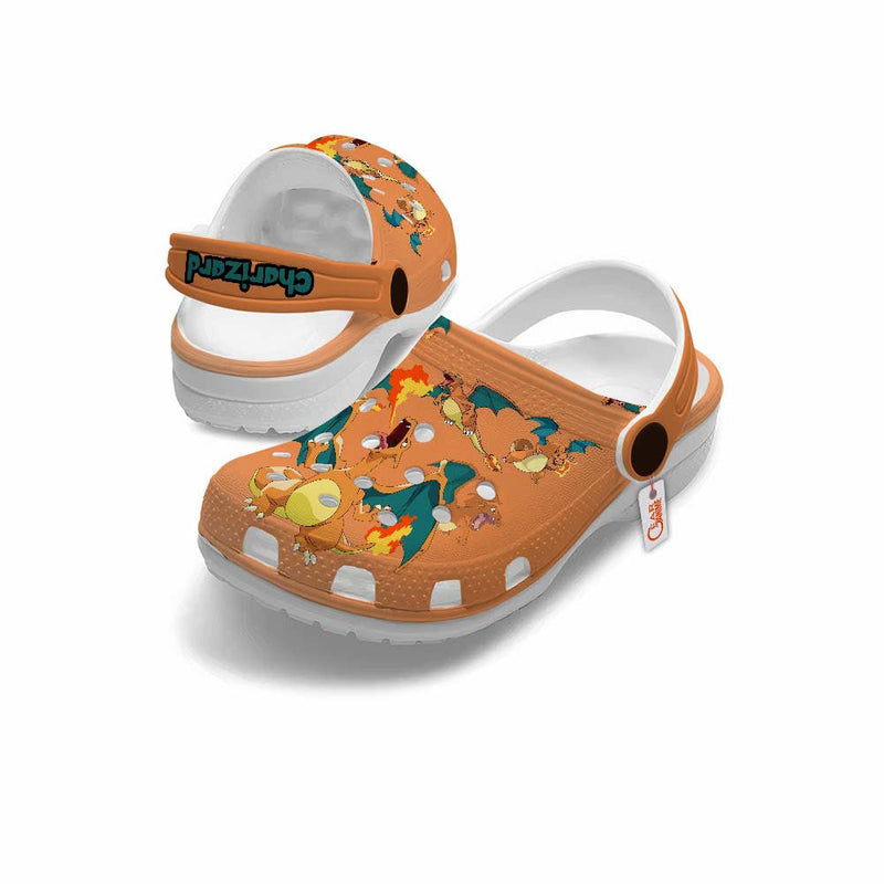 Charizard Clogs Pattern Style