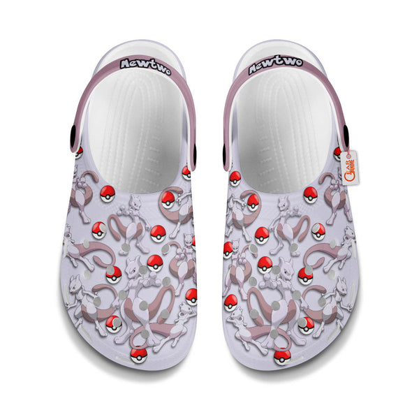 Mewtwo Clogs Shoes Pattern Style