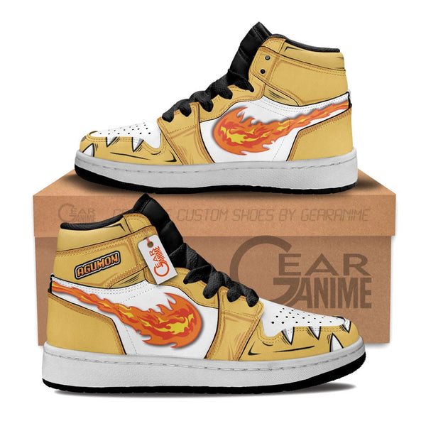 Agumon Kids Shoes Custom Kid Sneakers