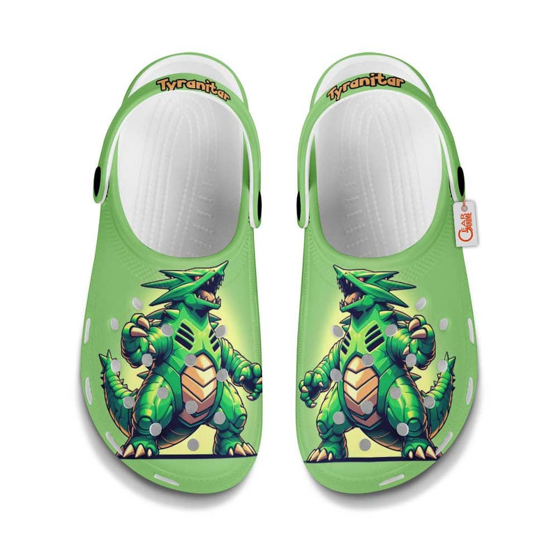 Tyranitar Clogs Shoes Custom Art Style