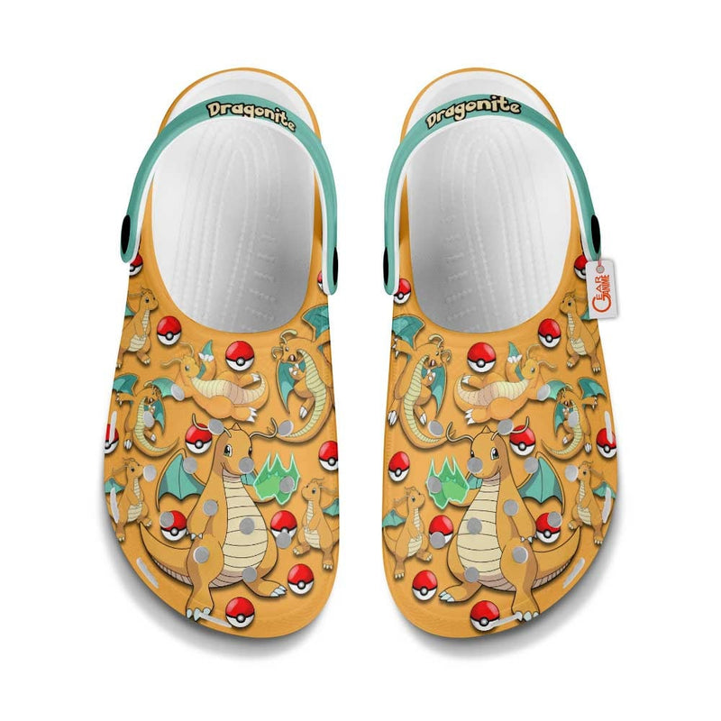 Dragonite Clogs Shoes Pattern Style