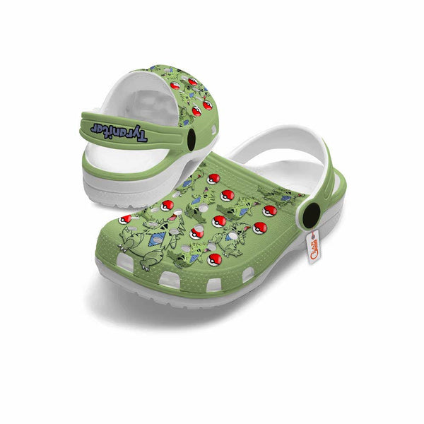 Tyranitar Clogs Shoes Pattern Style