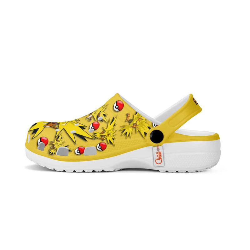 Zapdos Clogs Shoes Pattern Style