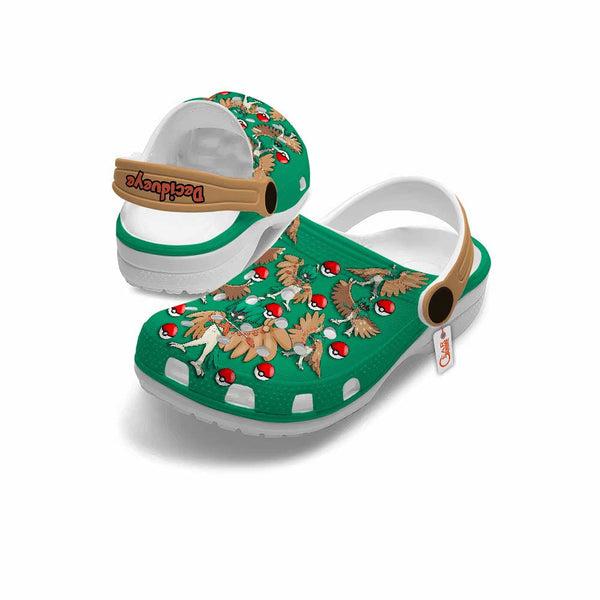 Decidueye Clogs Shoes Pattern Style