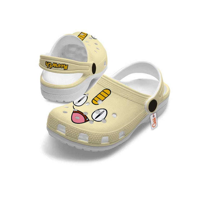 Meowth Clogs Shoes Custom Funny Style