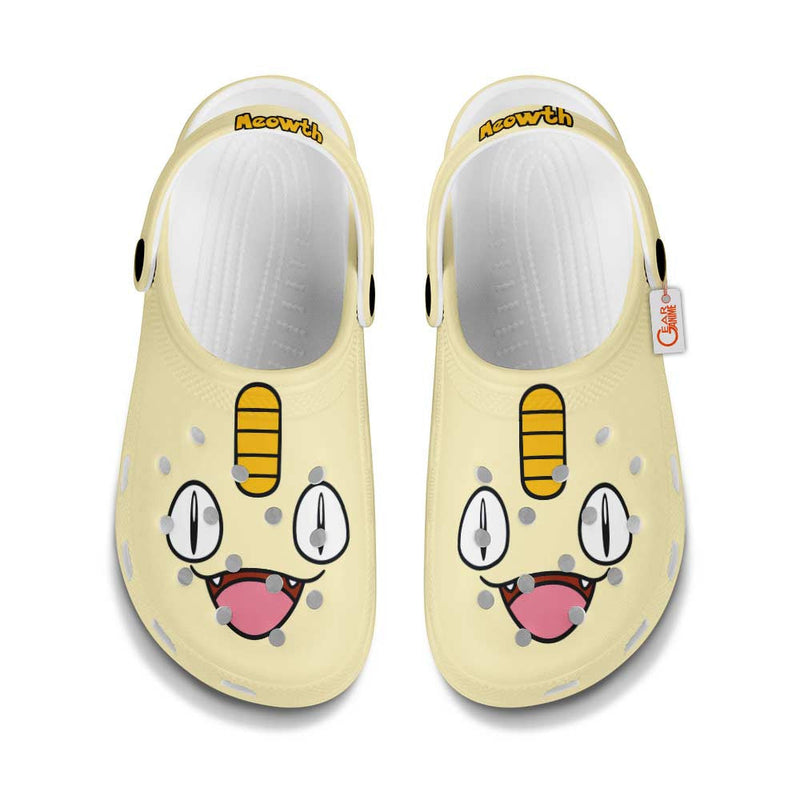 Meowth Clogs Shoes Custom Funny Style