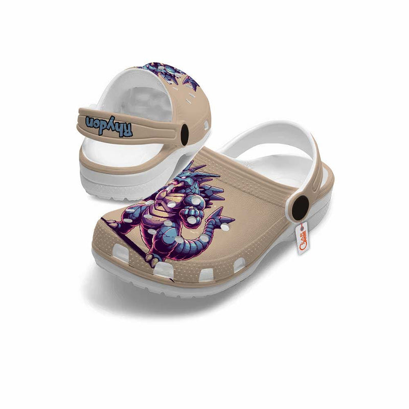 Rhydon Clogs Shoes Custom Art Style