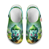 Bulbasaur Clogs Shoes Custom Art Style