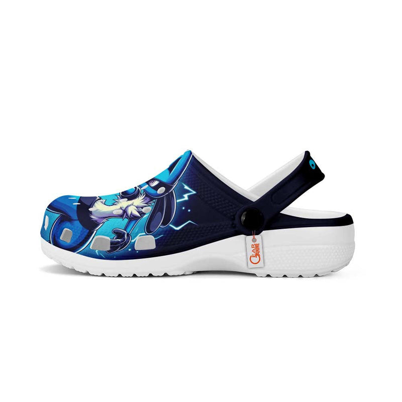 Lucario Clogs Shoes Custom Art Style