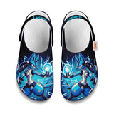 Lucario Clogs Shoes Custom Art Style