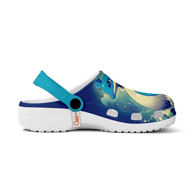 Lapras Clogs Shoes Custom Art Style