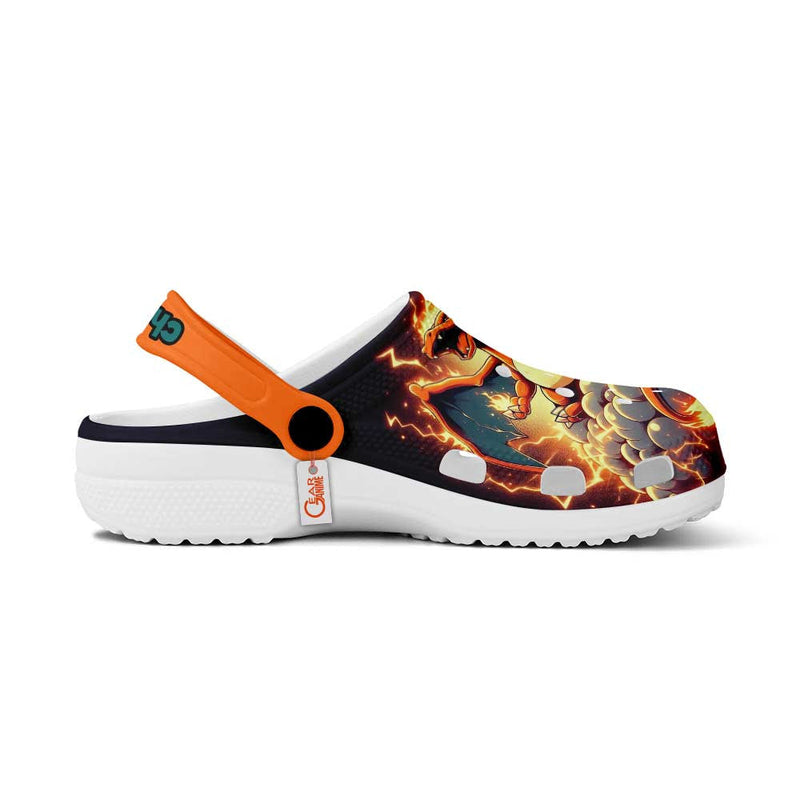 Charizard Clogs Shoes Custom Art Style