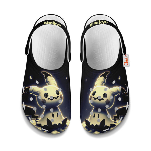 Mimikyu Clogs Shoes Custom Art Style