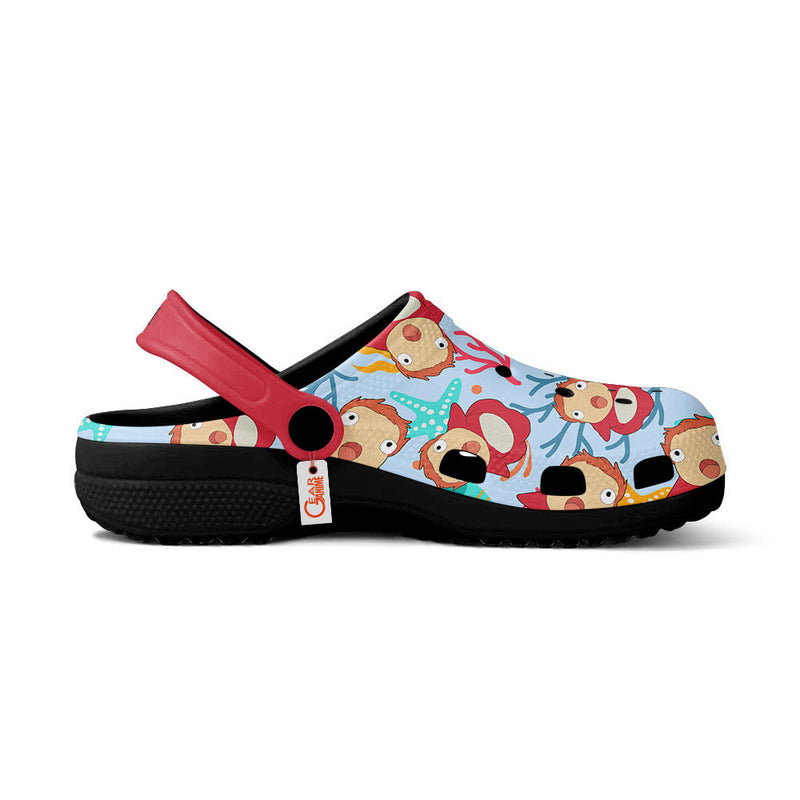 Ponyo Clogs Shoes Pattern Style