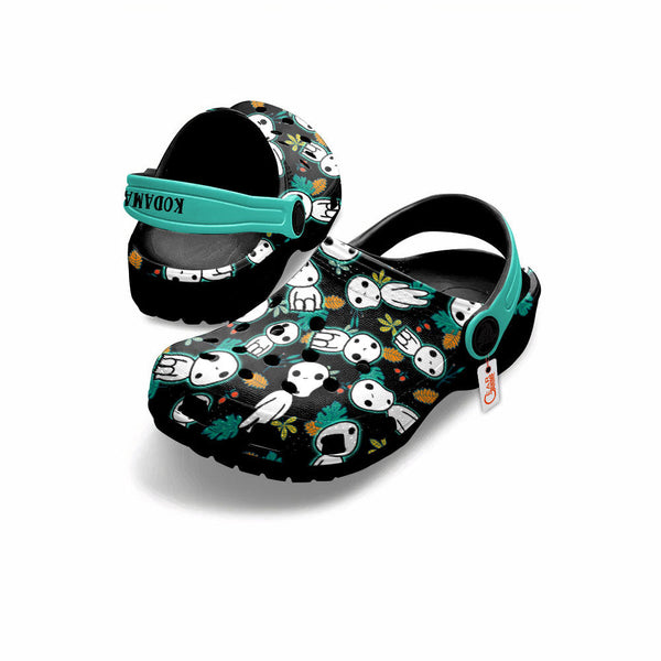 Kodama Clogs Shoes Pattern Style