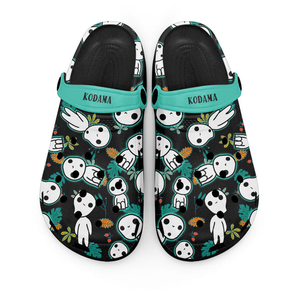 Kodama Clogs Shoes Pattern Style