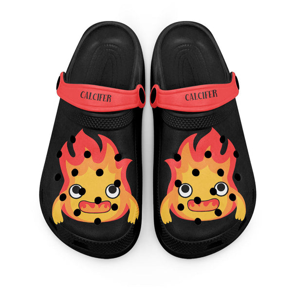 Calcifer Clogs Shoes Personalized