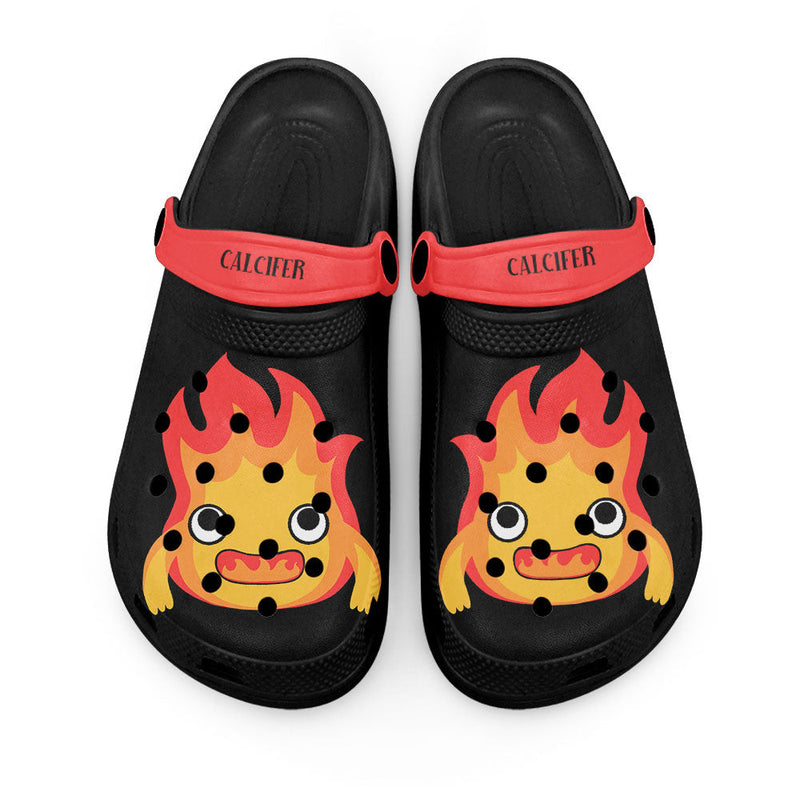 Calcifer Clogs Shoes Personalized