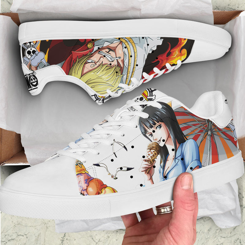 Nico Robin and Sanji Sneakers Custom Shoes