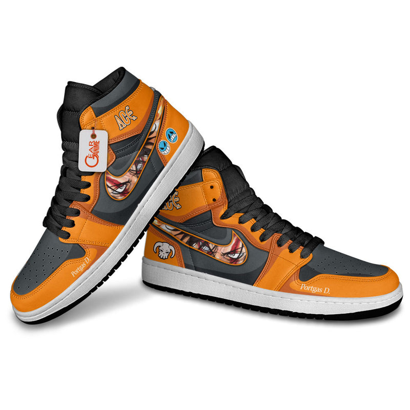 Portgas D. Ace J1-Sneakers Personalized Shoes