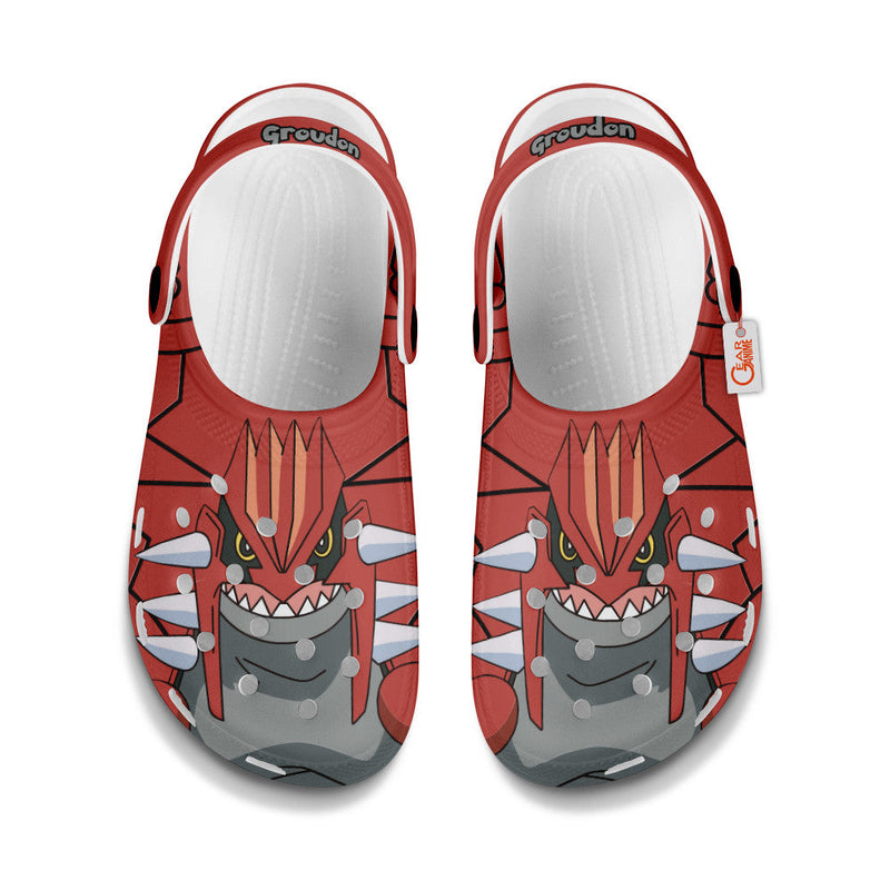 Groudon Clogs Shoes Custom Funny Style