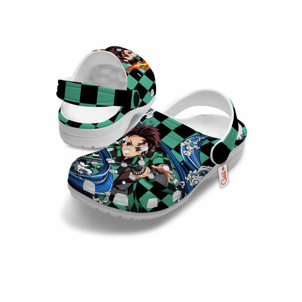 Tanjiro Clogs Anime Custom Sun & Water Breathing