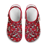 Groudon Clogs Shoes Pattern Style