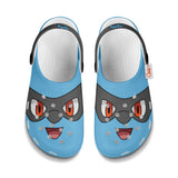 Riolu Clogs Shoes Custom Funny Style