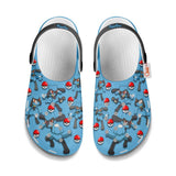 Riolu Clogs Shoes Pattern Style