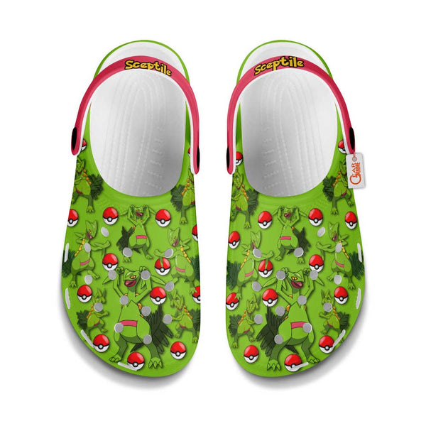 Sceptile Clogs Shoes Pattern Style