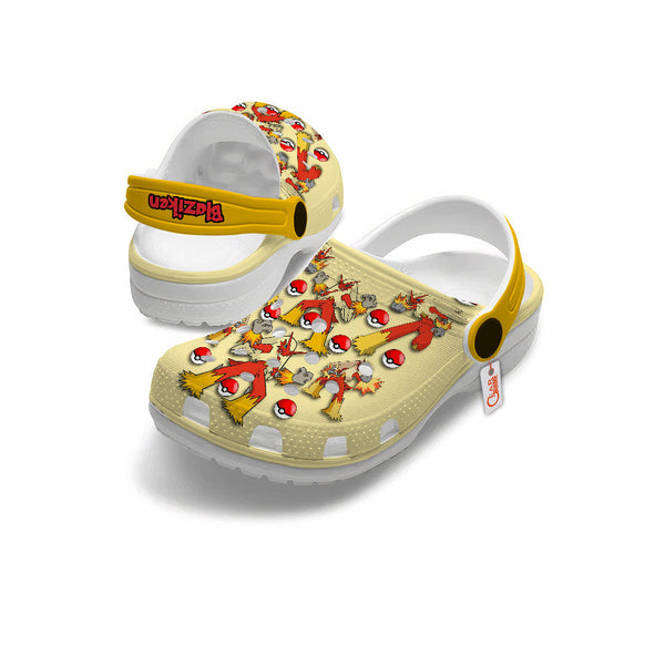 Blaziken Clogs Shoes Pattern Style